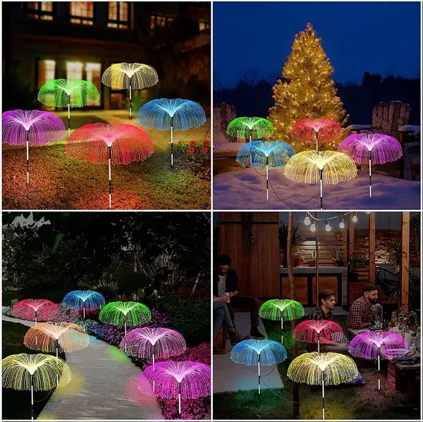 🔥Christmas Promotion 49% OFF- 🎄Solar Garden Changing Jellyfish Lights