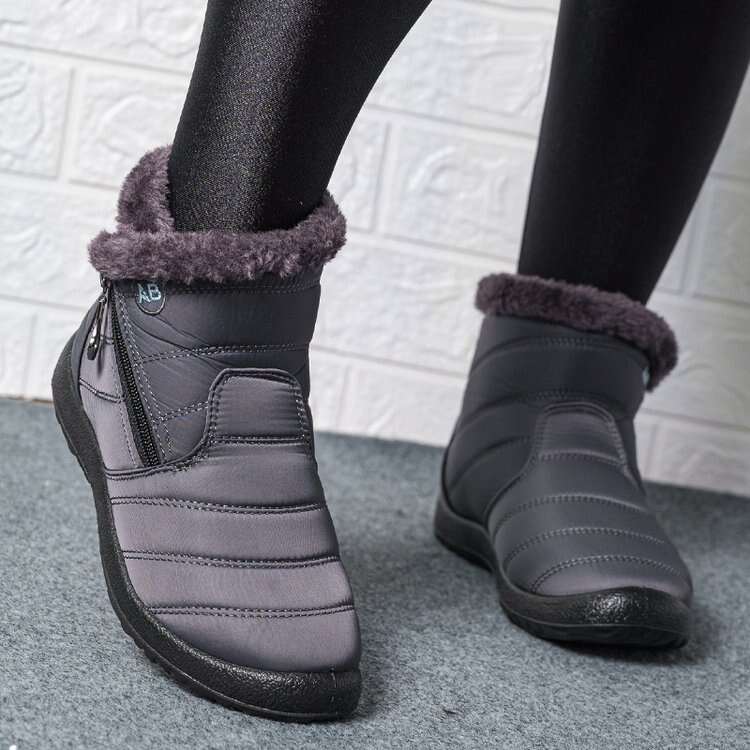 Women's Warm Waterproof Snow Boots