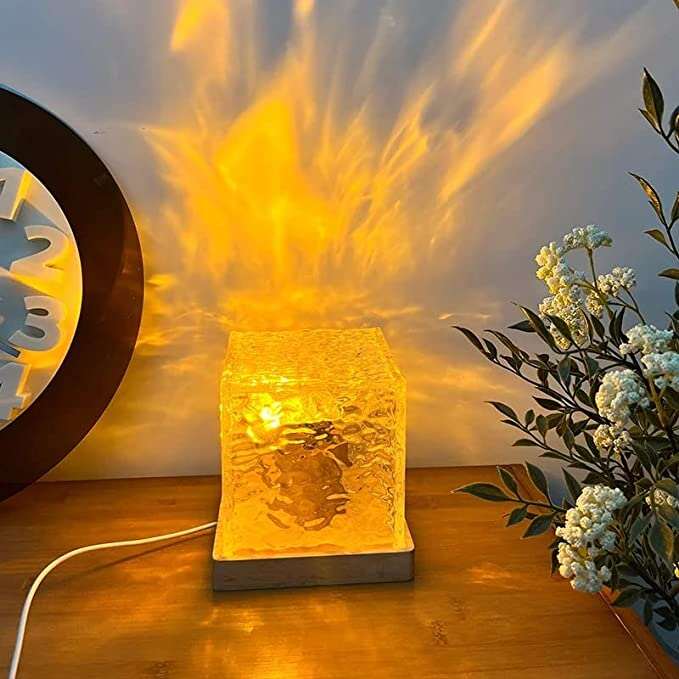 Dynamic Water Ripple Night Light - Ocean Wave Projector