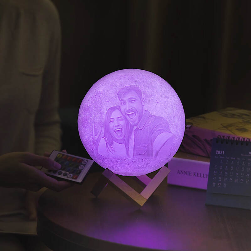 Custom 3D Photo Moon Lamp