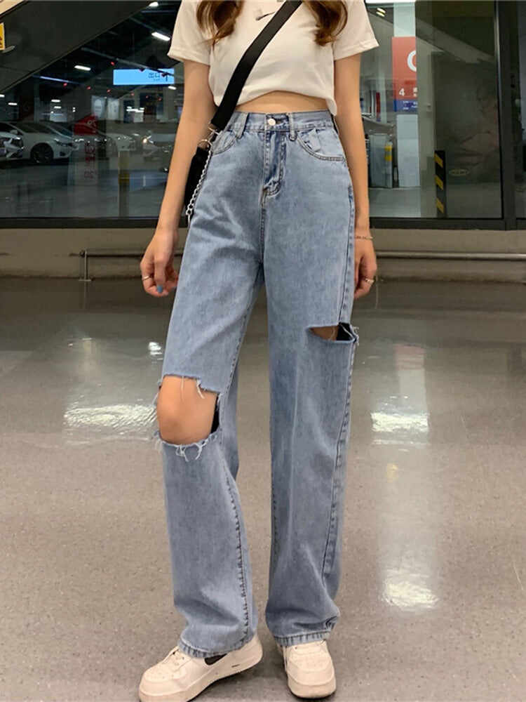 Wide Leg Loose Straight Pants