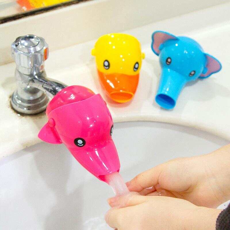 Children's faucet extender