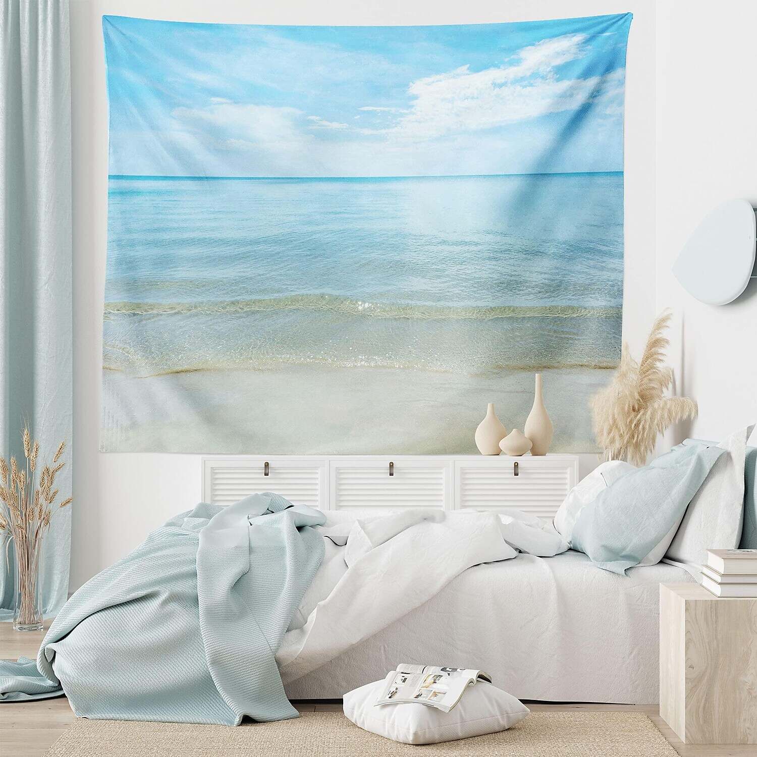 Beach Theme Wall Tapestry Art Decor Photograph Backdrop