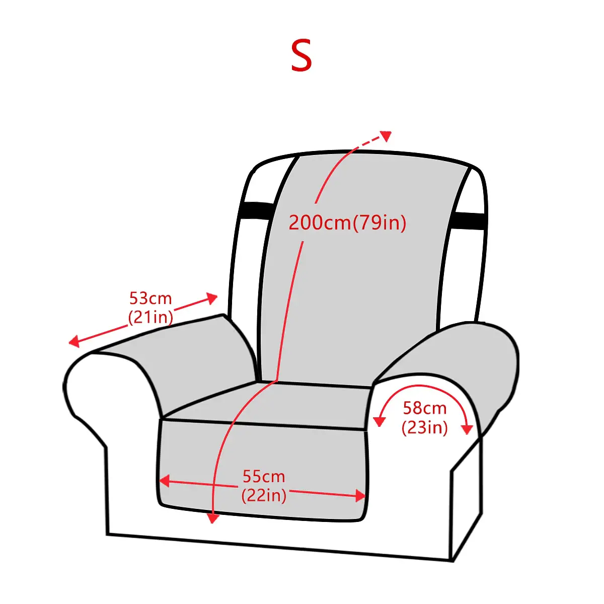 Waterproof Reversible Recliner Chair Cover