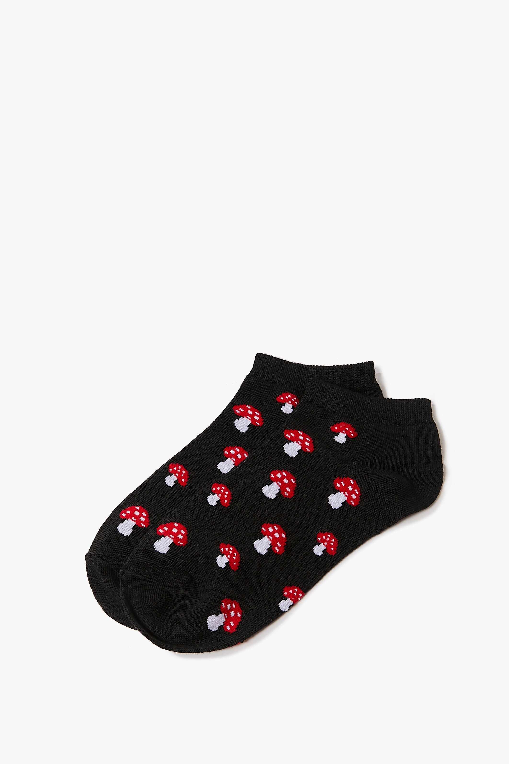 Accessories Accessories | Mushroom Print Ankle Socks Blue Forever21 - SN72877