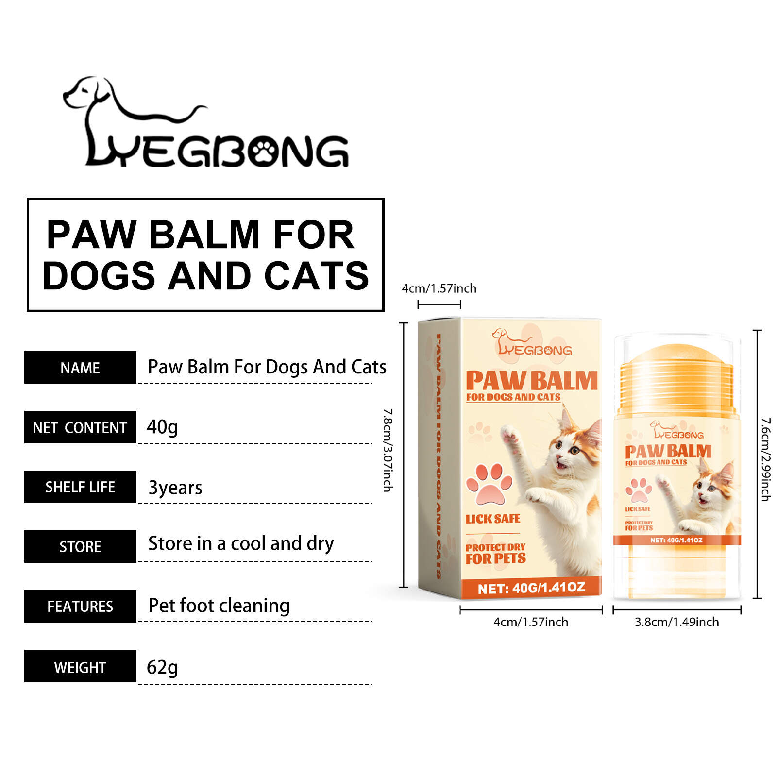 Paw Balm For Dogs And Cats