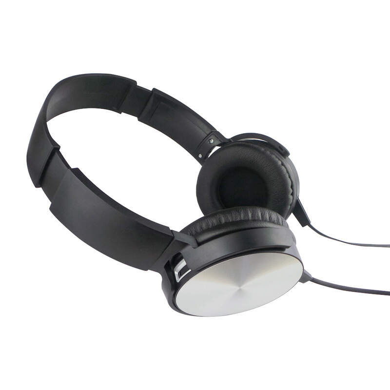 lx 202 over ear wired headphones