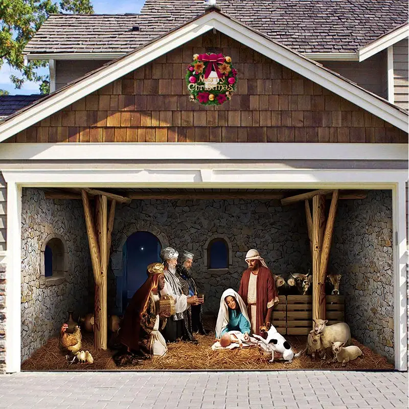 BIG SALE 49% OFF - Christmas 2023 Garage Door Decoration