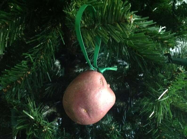 Irish ornament, looks like a real potato. Very cute!